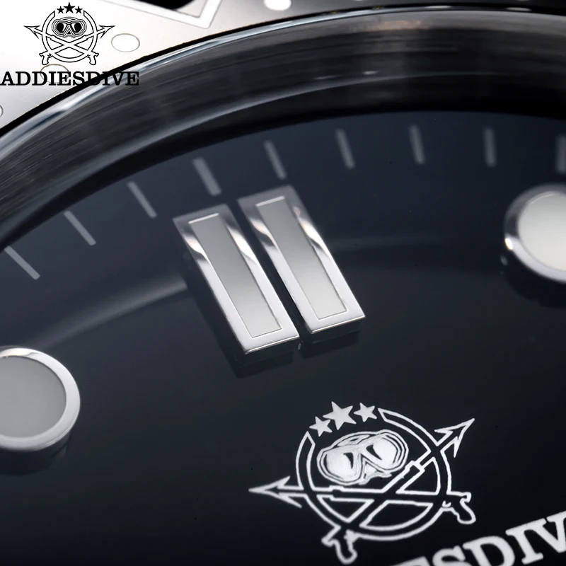 ADDIESDIVE Stainless Steel AD2106 Dive Automatic Mechanical Watch Luxury Sapphire Crystal 200m Waterproof Luminous Men's Watches