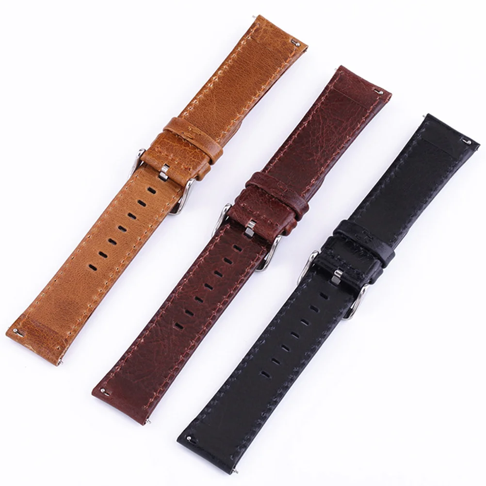 Top Layer Cowhide Straps Replacement Watch Band S3 Watchband Intelligent Man