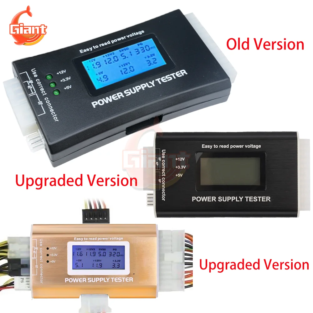Medição de Energia do Computador Quick Bank Supply Tester 20 Pin 24 Pin pc Atx Btx Itx Tfx