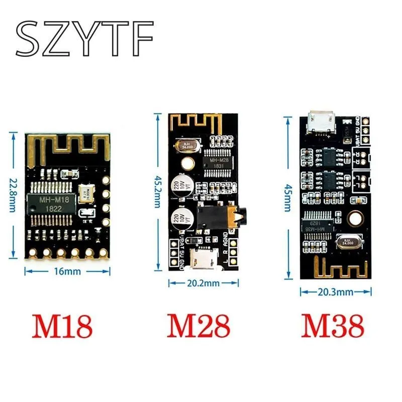 MH-MX8 M18/M28/M38 Wireless Bluetooth-compatible Audio Module 4.2 Stereo Lossless High Fidelity HIFI DIY Modification