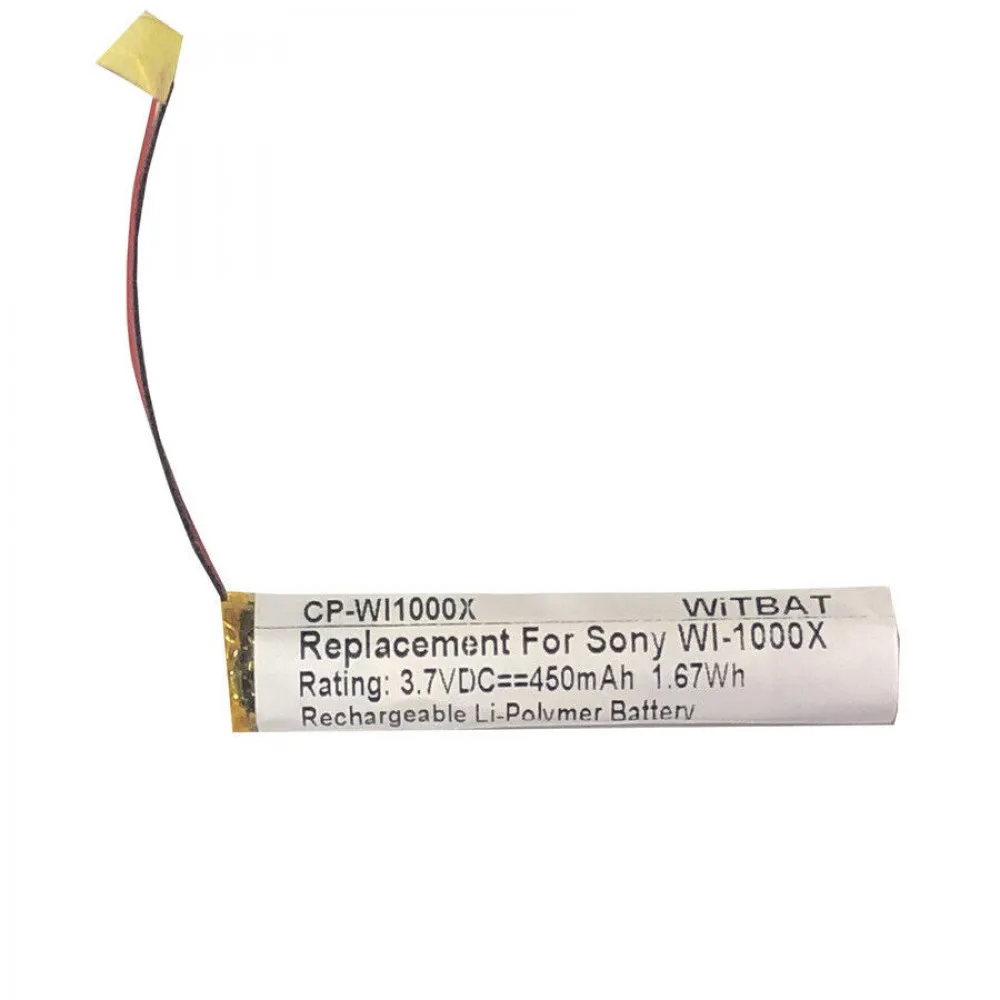 3.7V 450mAh 1.67Wh Rechargeable Battery For Sony WI-1000X Bluetooth Headset
