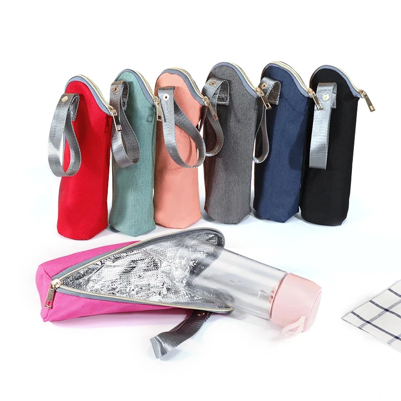 Waterproof Milk Bottle Insulation Bag Baby Stroller Hanging Thermal Pouch Portable Outdoor Mommy Cooler Handbag Accessories