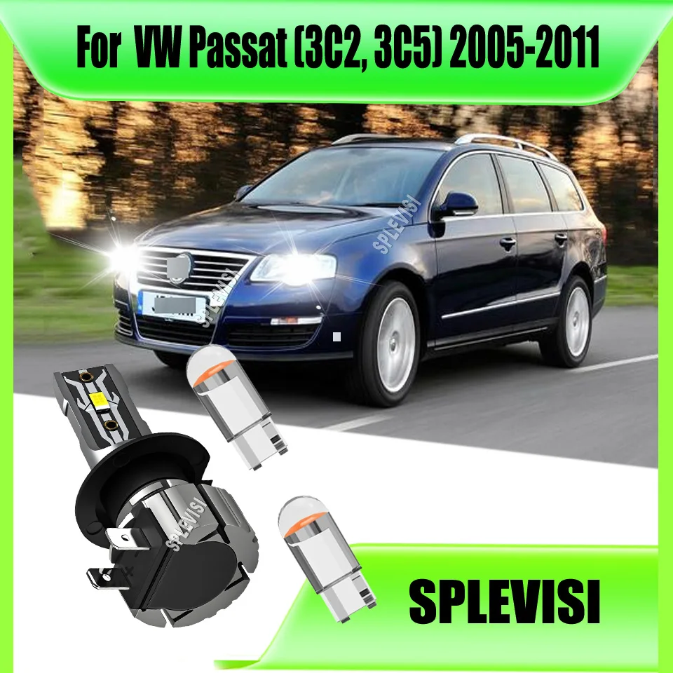 

H7 75W LED Headlight Bulb IP67 Waterproof, Long Lifespan Car Headlamp For VW Passat (3C2, 3C5) 2005 2006 2007 2008 2009-2011