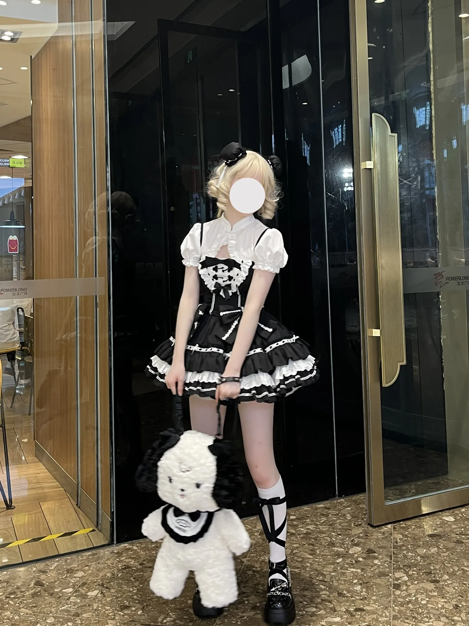 Original Lolita Plush Shoulder Large Capacity Bag Backpack