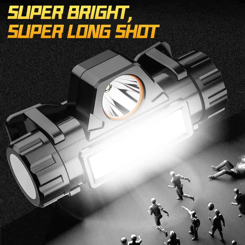 Fari da esterno con batteria a lunga durata e luce forte LED Pesca notturna Ricarica Torcia magnetica montata sulla testa Nitecore