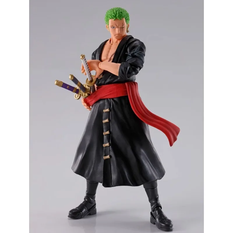 

Bandai SHF Zoro Three Sword Style Onigashima Chapter One Piece One Piece Genuine Fine Ornaments Movable Figures in Stock