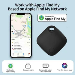 Mini Smart Tracker pour Apple Find My Air Tag, Bluetooth, GPS, Anti-perte, Clé de voiture, Portefeuille, Vélo, nous-mêmes avec iOS