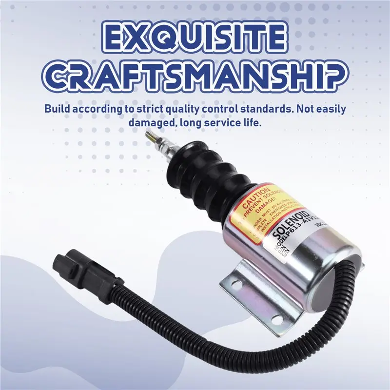 HHTL P613-A1V12 12V Pull Solenoid 121615GT For Genie Boom Lift For Diesel Engine Excavator Generator view 4