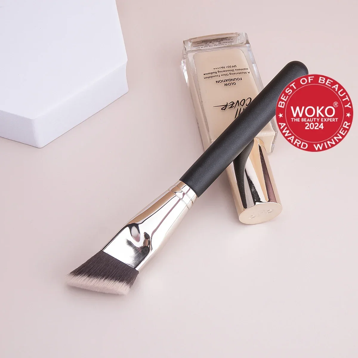 Crème Blush fond de teint brosse coudée crème Blush pinceaux de maquillage crème pour le visage Blush Contour fond de teint mélange outils de beauté