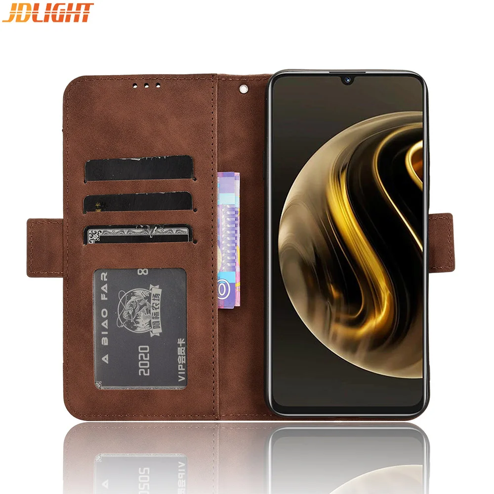 Чехлы-бумажники для Huawei Nova Y72 4G/ Enjoy 70 4G, чехол-книжка с магнитной застежкой, кожаный флип-чехол с держателем для карт, ранцы