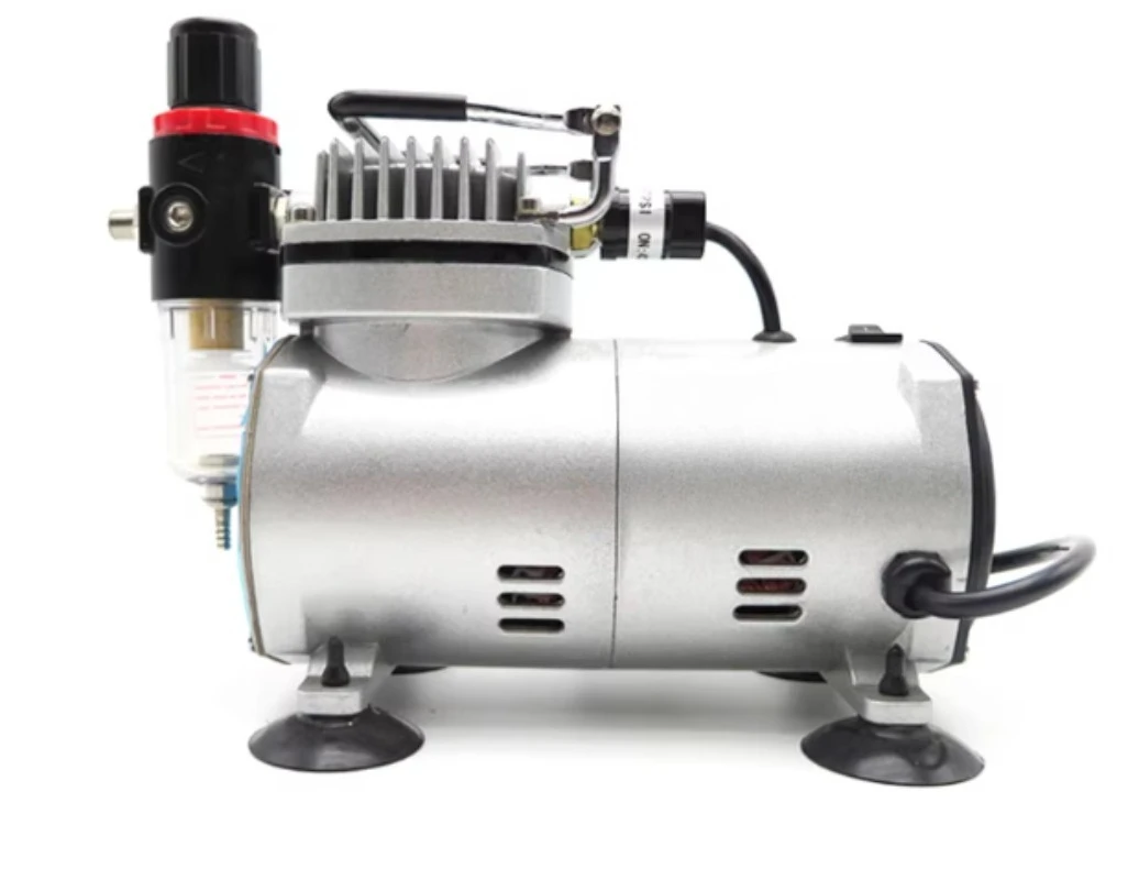 220V 110V Portable Air Compressor 110W Airbrush Electric Compressed Air Pump Model Coloring Spray pen Spray Repair