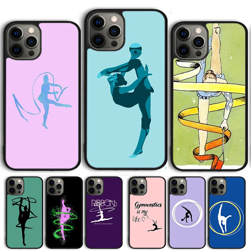 ribbon gymnastics movement Phone Case Cover For iPhone 15 16 14 13 12 Pro Max mini 11 Pro Max XS XR Plus Coque Shell