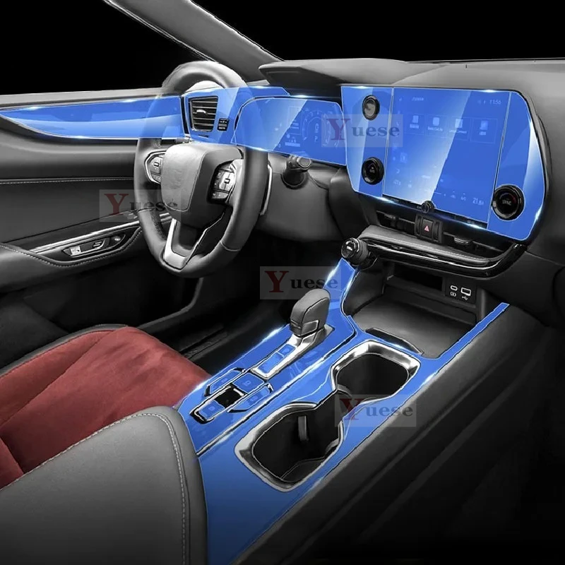 

For Lexus NX 250 350h 2022-2023 Car Interior Center console Transparent TPU Protective film Anti-scratch film Sticker