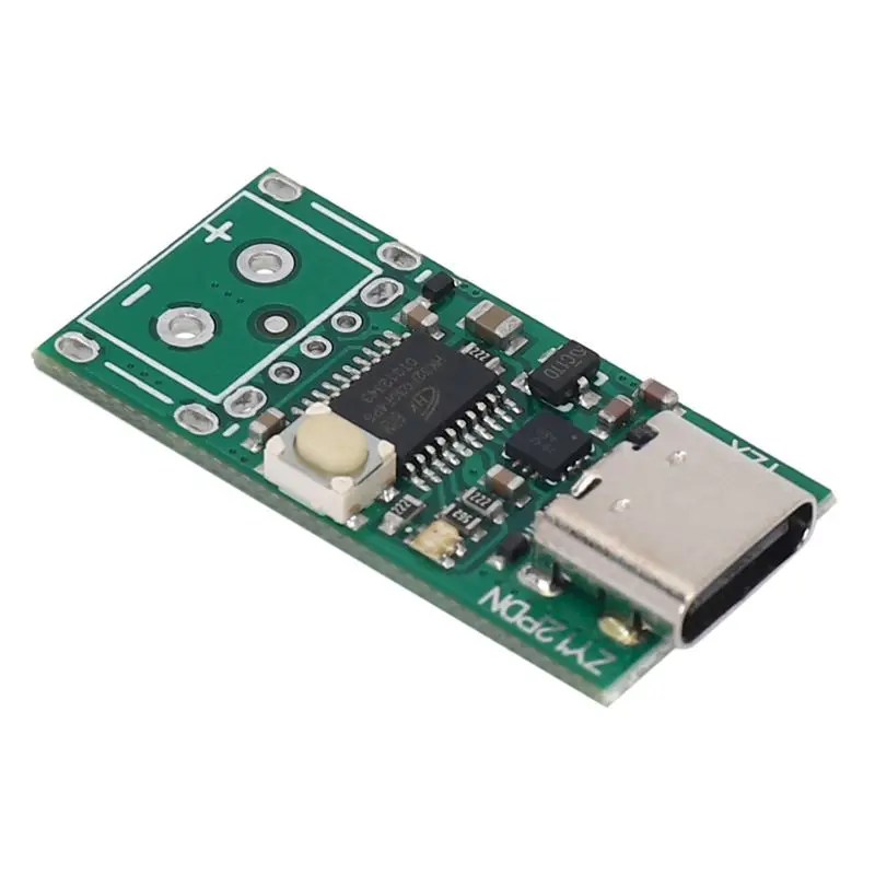 ABGE-3X USB-C PD2.0/3.0 To DC Converter Power Supply Module Decoy Fast Charge Trigger Poll Polling Detector Tester(ZY12PDN)