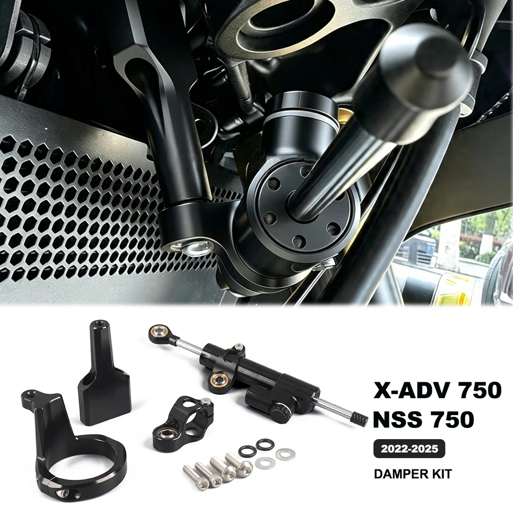 Kit de fixation d'amortisseur de direction pour moto Honda X-ADV750 NSS750 XADV NSS 750 2022-2025