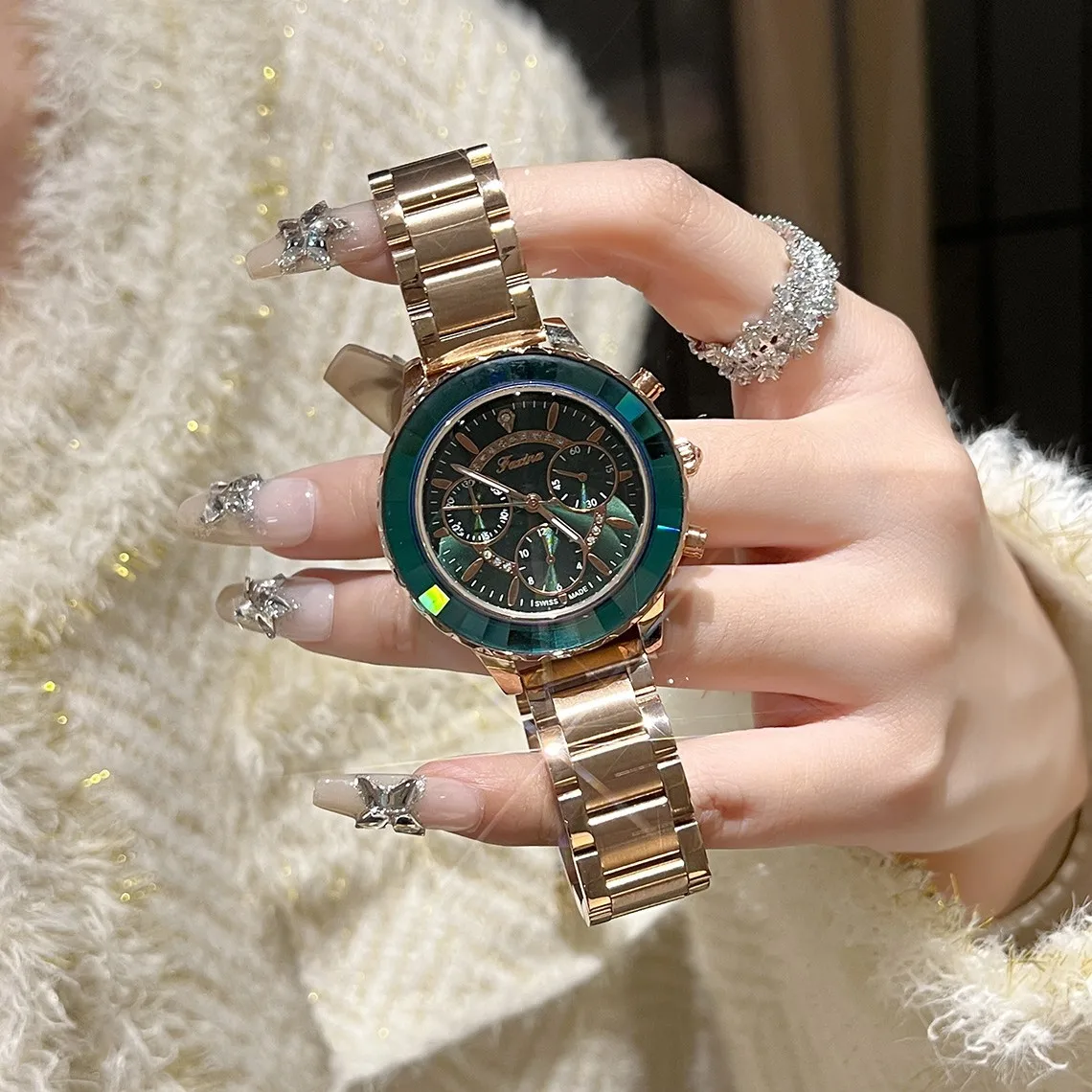 

Top Brand Luxury Watches for Women Fashion Creative Steel Bracelet Women's Watches Ladies Quartz Watch Reloj Mujer