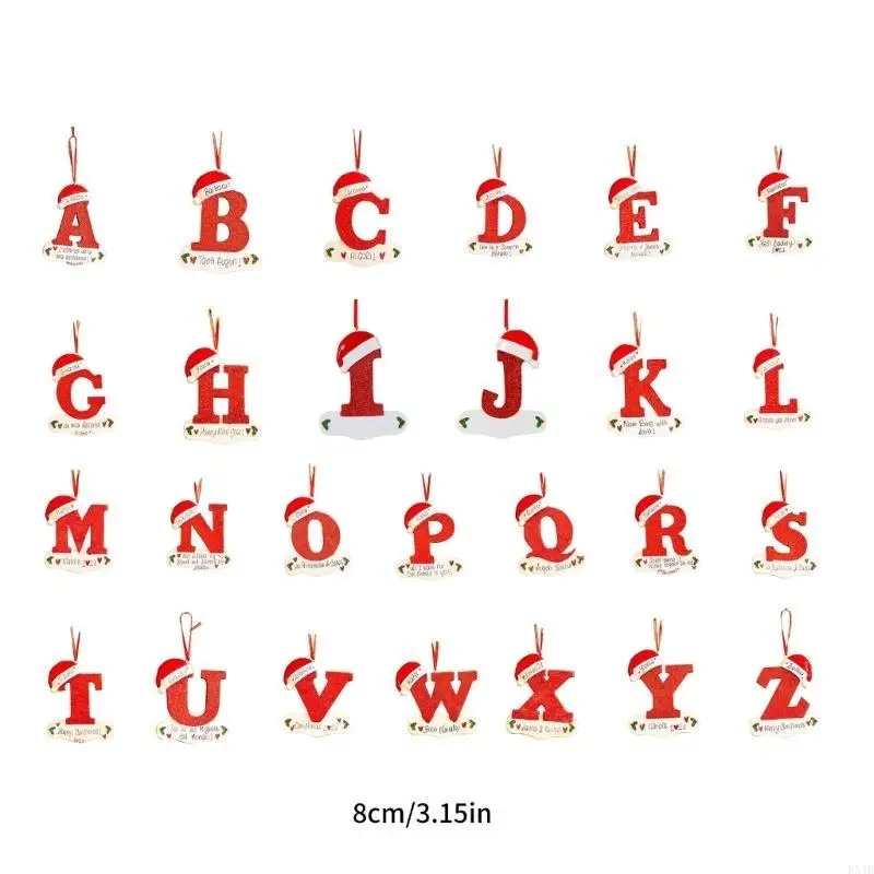 KX4B الاحتفالات الإنجليزية زخرفة القلادة لزخارف عيد الميلاد المخصصة