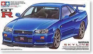 Tamiya 24210 static assembled car model 1:24 scale For NISSAN SKYLINE GT-R R34 V-SPEC car model kit