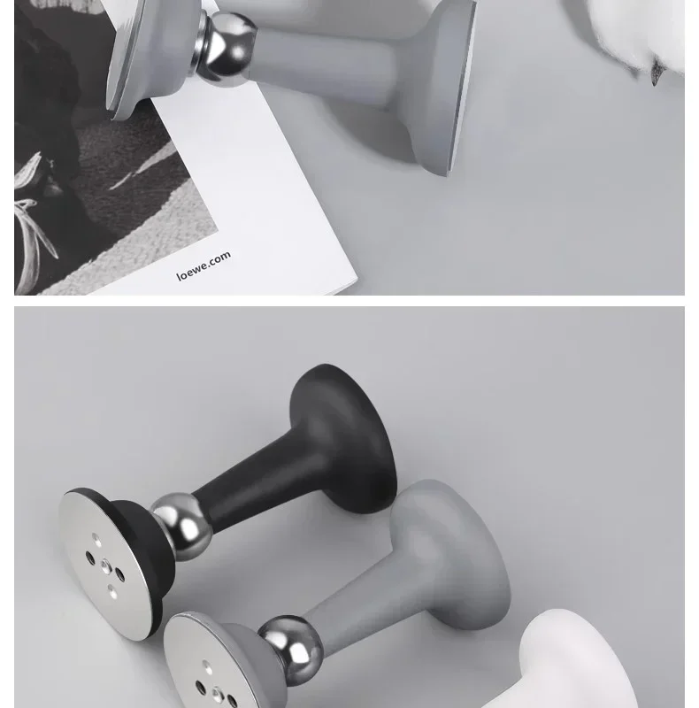 Türstopper ohne Bohren, magnetischer Türhalter aus Silikon, Antikollisions-Türfänger, magnetischer Türstopper für Schlafzimmer, Türfixierer für Zuhause – Detail 17