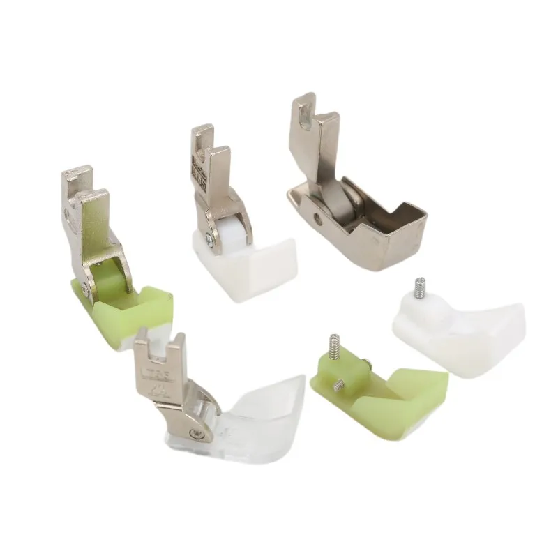 Tread-cotton Foot Iron  Presser Foot As Boat Style For Single Needle Sewing Machine Plastic And Iron type