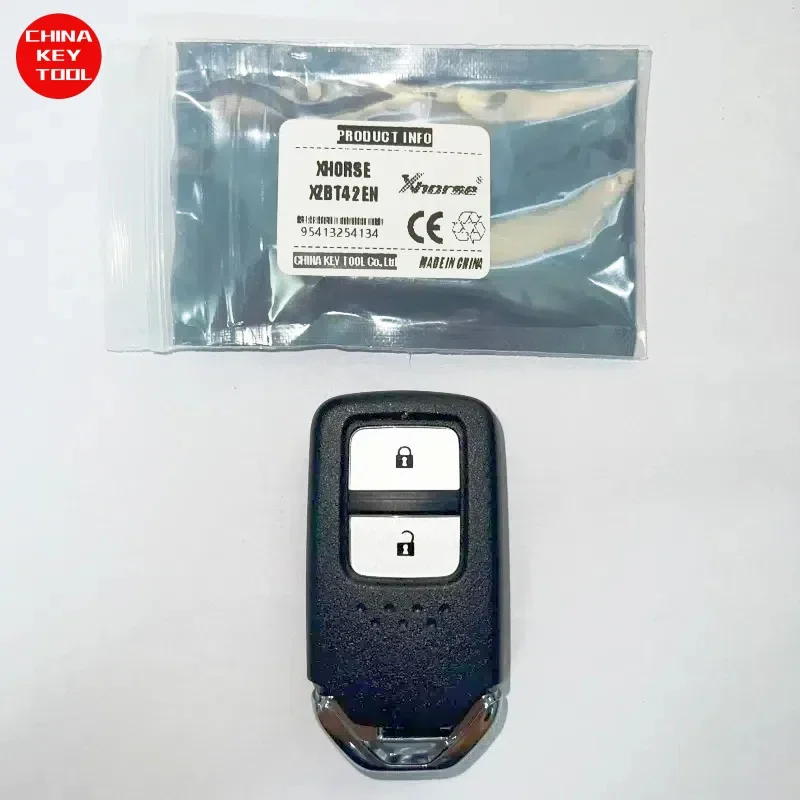 1PCS XHORSE XZBT42EN 2 Button For Honda Remote PCB With Key Shell