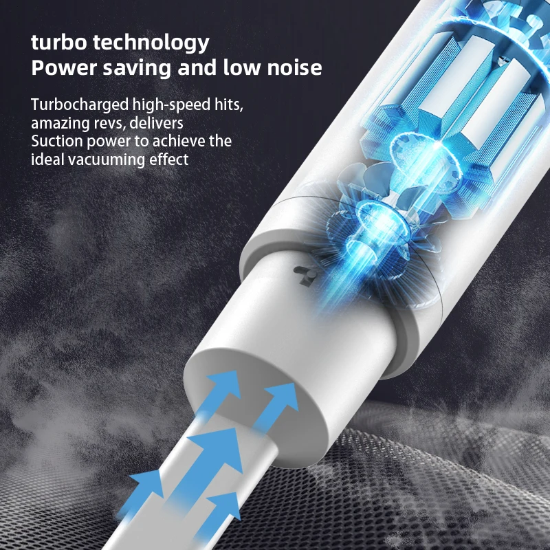 แบบพกพาเครื่องอัดอากาศ Duster 50000RPM เครื่องเป่าลมไร้สาย Air Duster และสูญญากาศ2 In 1สำหรับกล้องคีย์บอร์ดทำความสะอาด