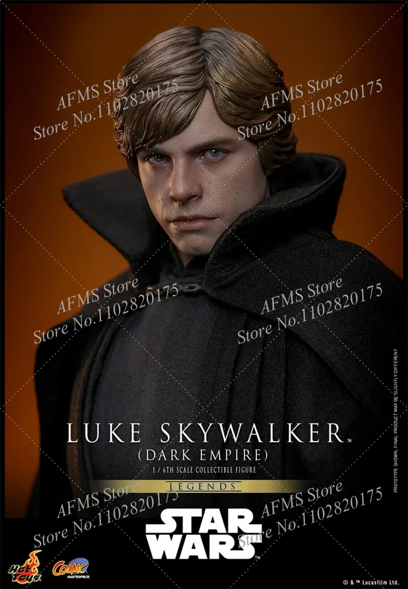 HOTTOYS CMS019 Figura colecionável em escala 1/6 Star Wars Luke Skywalker Império Escuro 12 Polegadas Homens Soldado Bonecos modelo de figura de ação