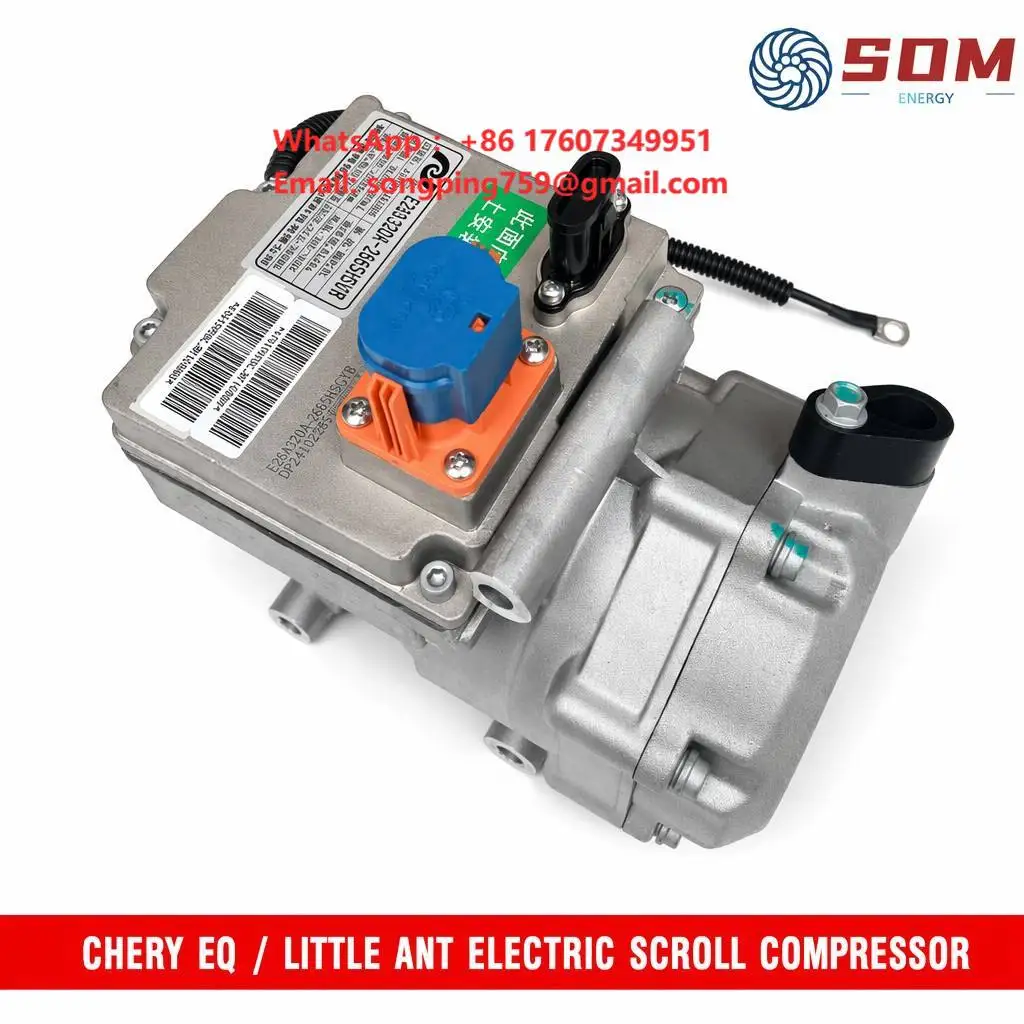 New Chery EQ Compressor Air Cooling Pump 12V OLIVER Fitment Electric Vehicle Air Conditioning Model E26A320A-2 750HS