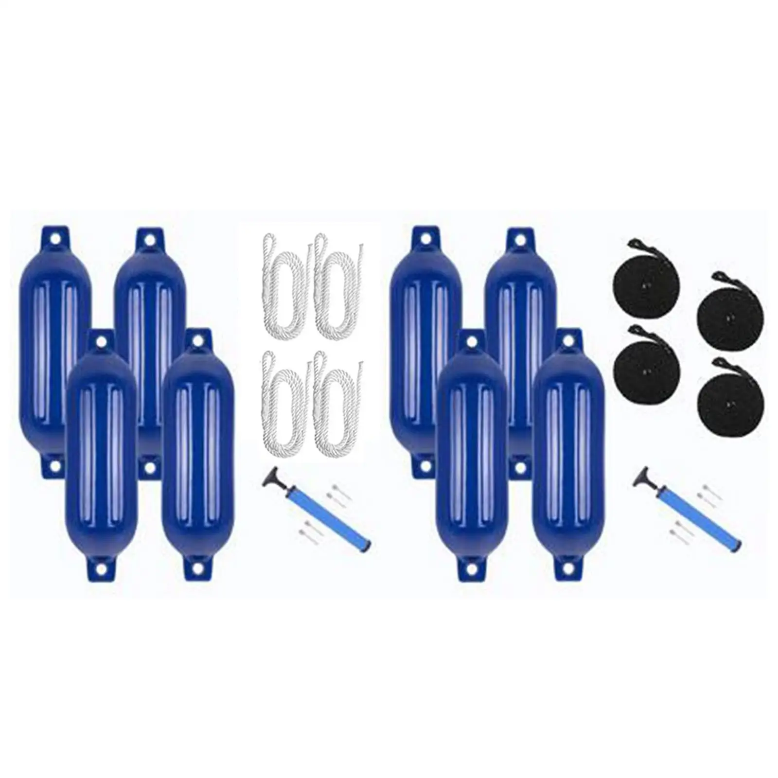 

4 шт. Бамперы для лодок для понтона, защита щита, 1 воздушный насос,