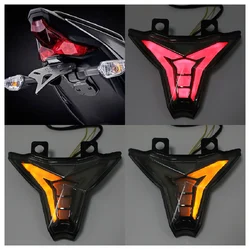 Fit for Kawasaki Ninja ZX10R ZX6R ABS ZX4R ZX25R KRT 2019-2024 Motorcycle Taillight Rear Brake Turn Signal Integrated Tail light