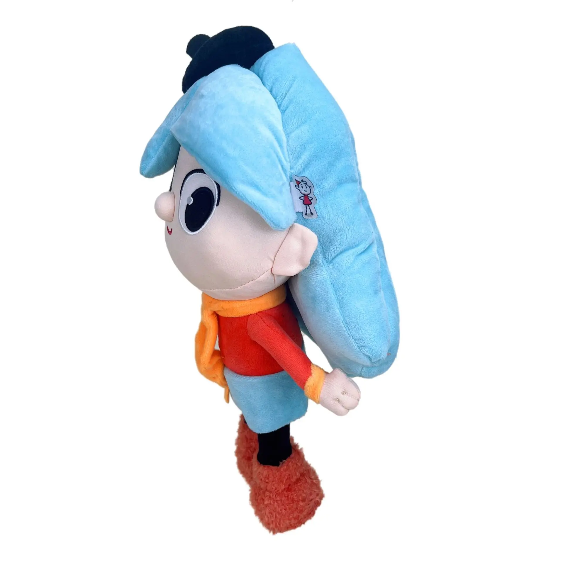 Hilda Twig Adventure King Hilda 플러시 장난감 파란 머리 소녀는 마을 인형에 갑니다. 친구를위한 어린이 생일 선물