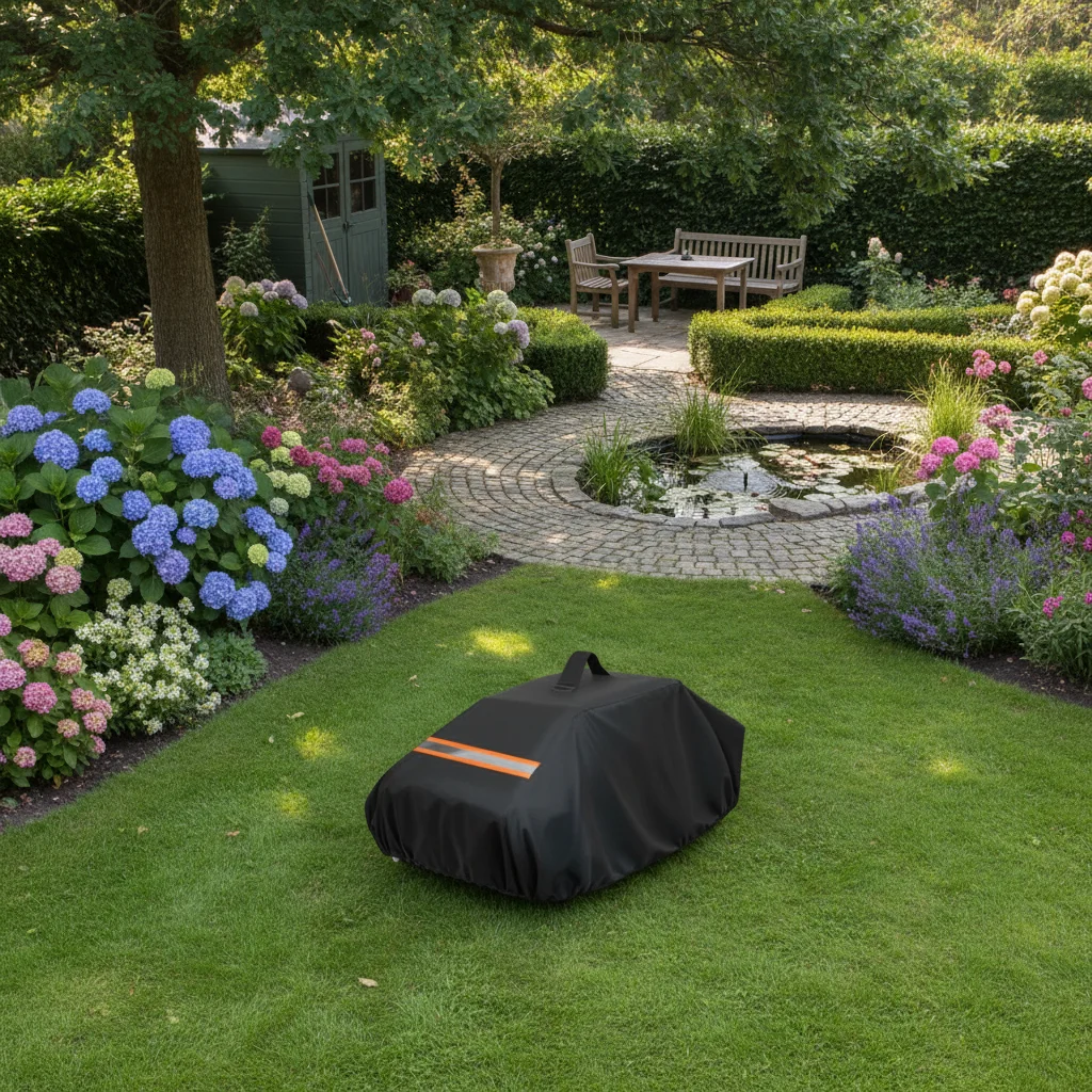 Waterproof Protective Cover For Robotic Lawnmowers 56 X 43 X 31cm Lawn Mower Cover Waterproof Snowblower Cover