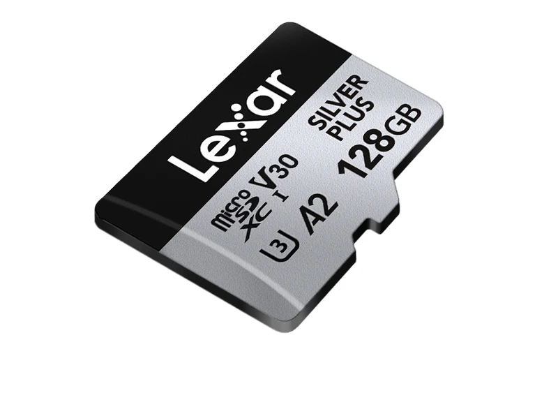 Lexar SILVER PLUS microSD-Karte SDXC UHS-I A2 V30 U3 205MB/s 1366X TF-Karte 64GB 128GB 256GB 512GB 1TB für DJI Drohne 4K Video – Detail 20