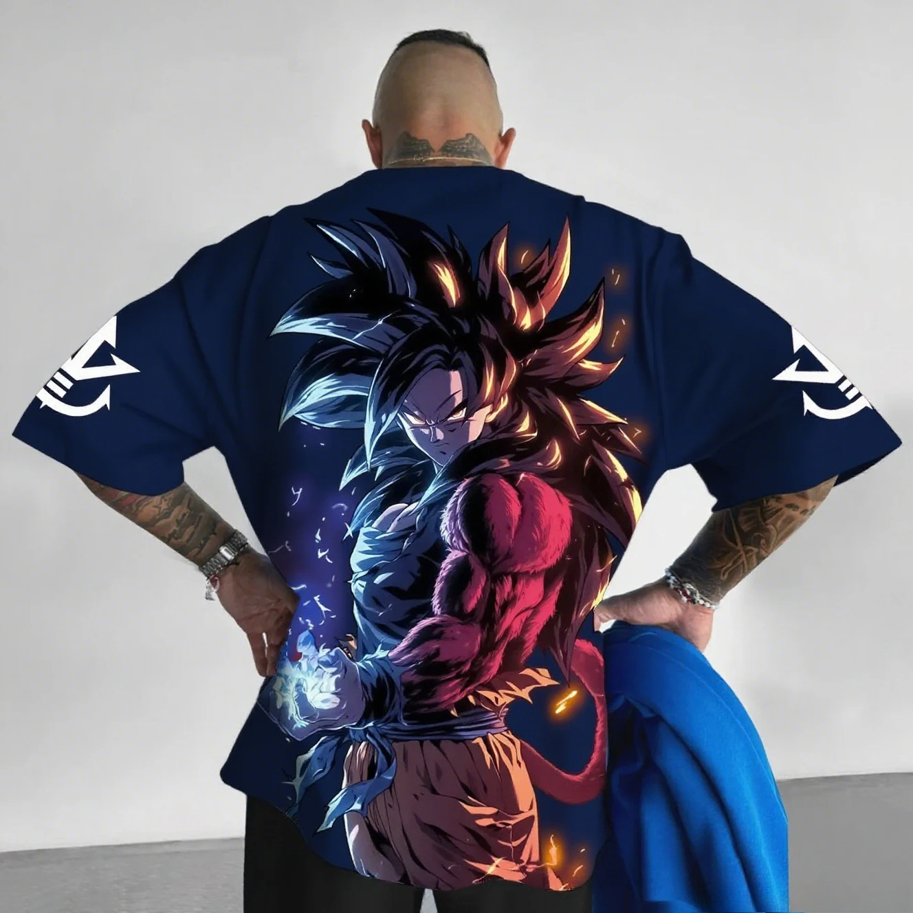 特大アニメメンズ Tシャツドラゴンボール女性半袖 Tシャツストリートカジュアル夏トレンディトップグラフィックプリント Y2k 服