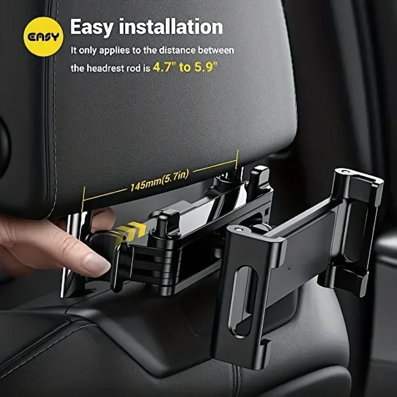 Auto Tablet Halter Rücksitz Kopfstütze Halterung Für IPad Air Pro 4-13 Zoll 360-Grad-Rotation Hinten Kissen Telefon klemme Ständer Universal – Detail 5