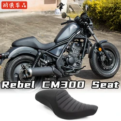 Customized Retro Motorcycle Flat Double Seat Cushion for Honda Rebel 300 500