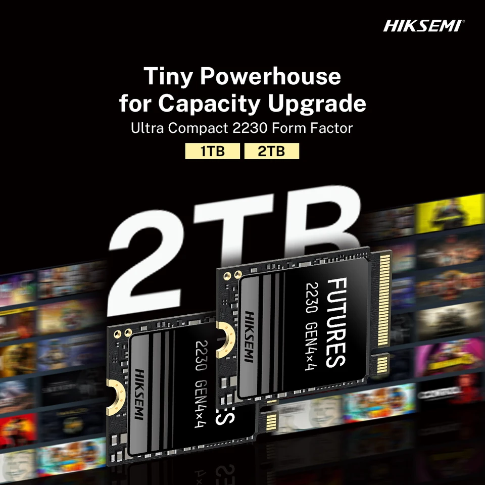 HIKSEMI 1TB future M.2 SSD 2230 NVMe PCIe Gen 4x4 SSD for Steam