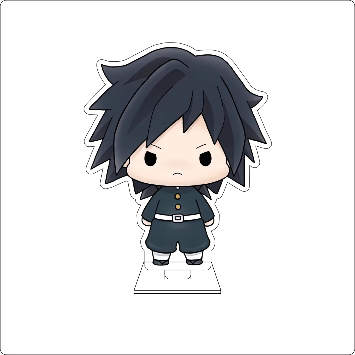 10CM Anime Demon Cosplay Cute Acrylic Figure Stand Plate Tsuyuri Kanawo Hashibira Inosuke Ornaments Gifts view 3