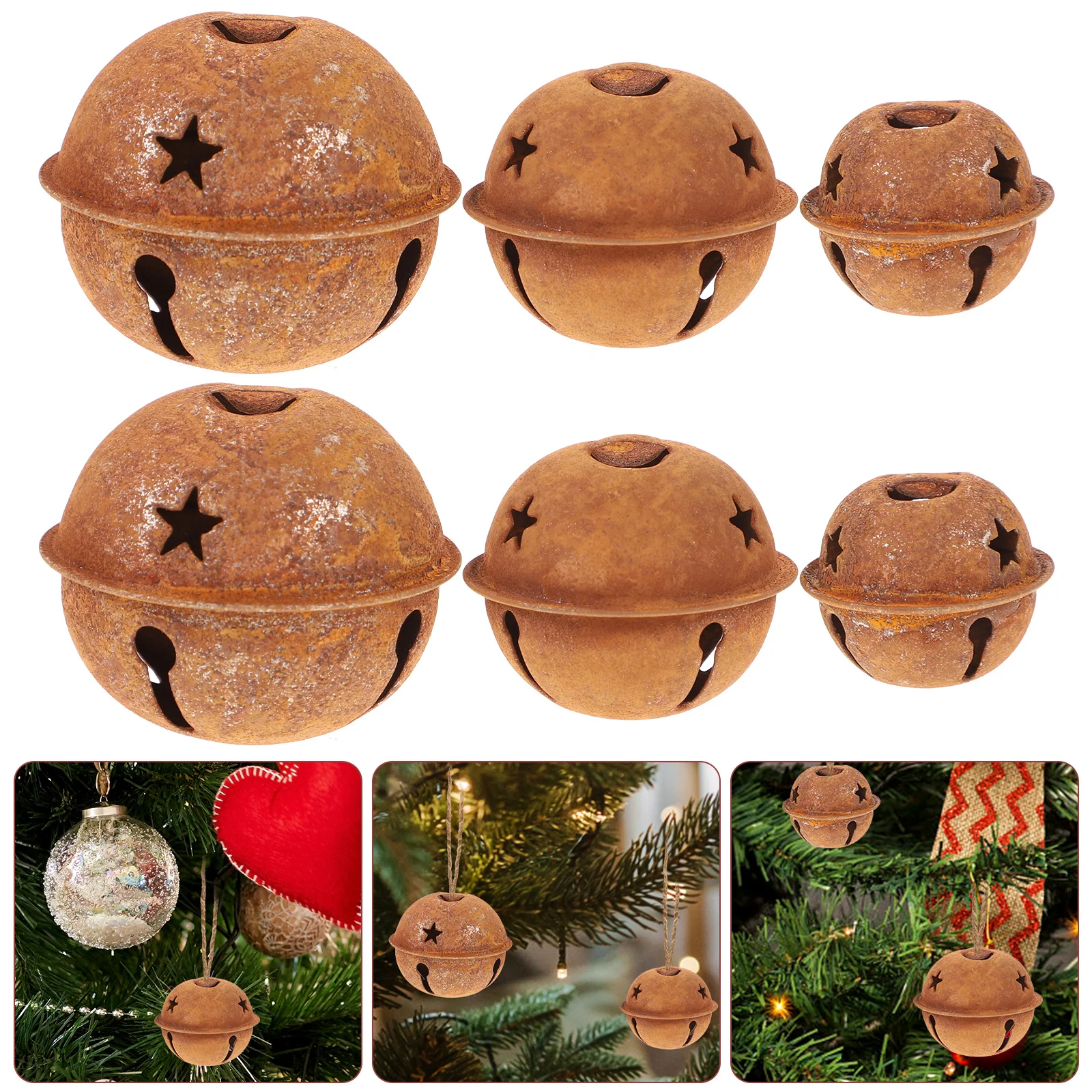 خمر جرس الحلي جلجل أجراس السائبة زينة عيد الميلاد معلقة للزينة #3