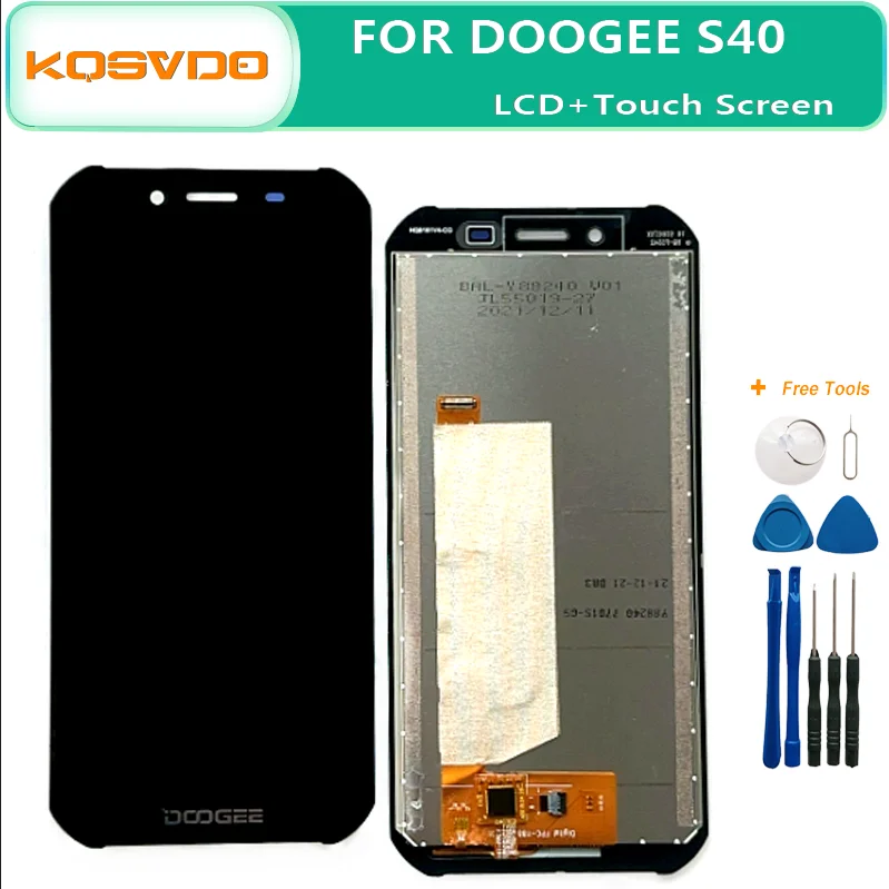 

100% Original 5.5 Inch LCD&Touch Screen Digitizer Display Module Repair Replacement Part For DOOGEE S40 S40 Lite Cellphone