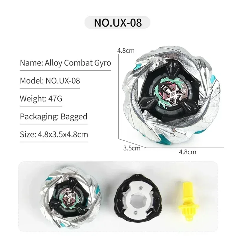 Takara Tomy Beyxs UX Gyro Flame Serie UX-01, UX-08, UX-11, UX-15-01, Geburtstagsgeschenk, Wettbewerbsfähiger Gyro aus Legierung, Kampfspielzeug für Jungen. – Detail 7