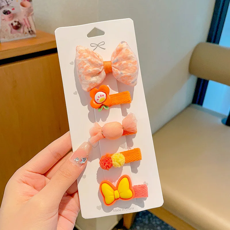 Baby Hair Clips Full Cloth Package  Girls Hair Card Small Princess Cute Hair Accessories  Baby Sweat do not Hurt  Hair of Child