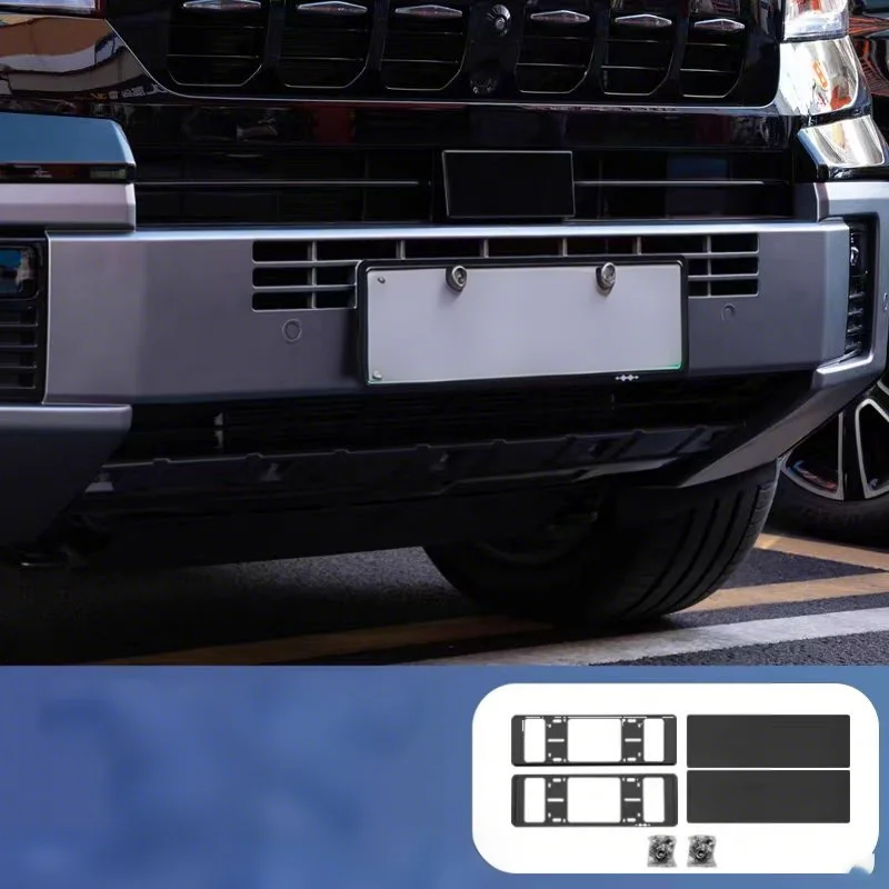 لإطار لوحة الترخيص BYD Leopard 8 ذو الضميمة الكاملة - حماية ممتازة من سبائك الألومنيوم للوحات الخضراء للطاقة الجديدة مع OEM
