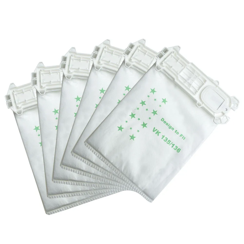 ชุดฝุ่นสำหรับ Vorwerk Kobold VK 135 VK 136ชุดอุปกรณ์เทียนหอมแผ่นเครื่องดูดฝุ่น