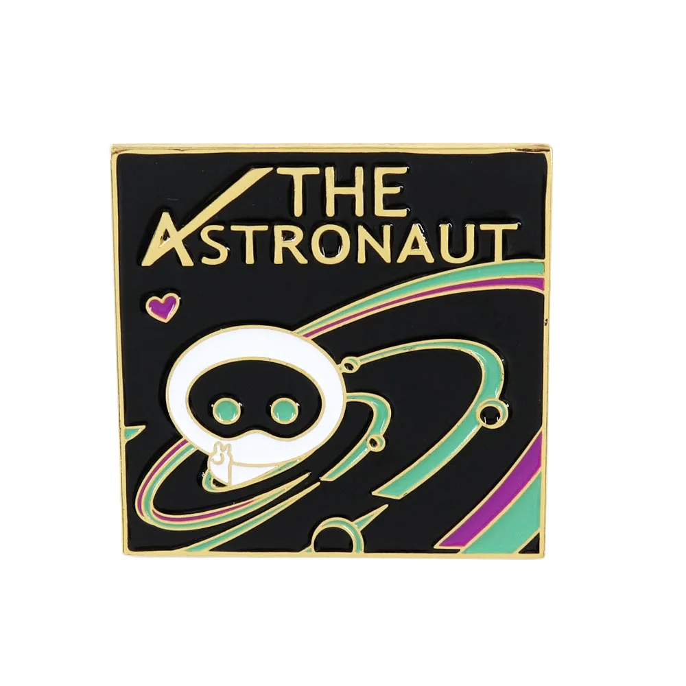 Korean idol Seok Jin The Astronaut album metal brooch song Confession love sing cartoon robot K-pop fans gift pin badge