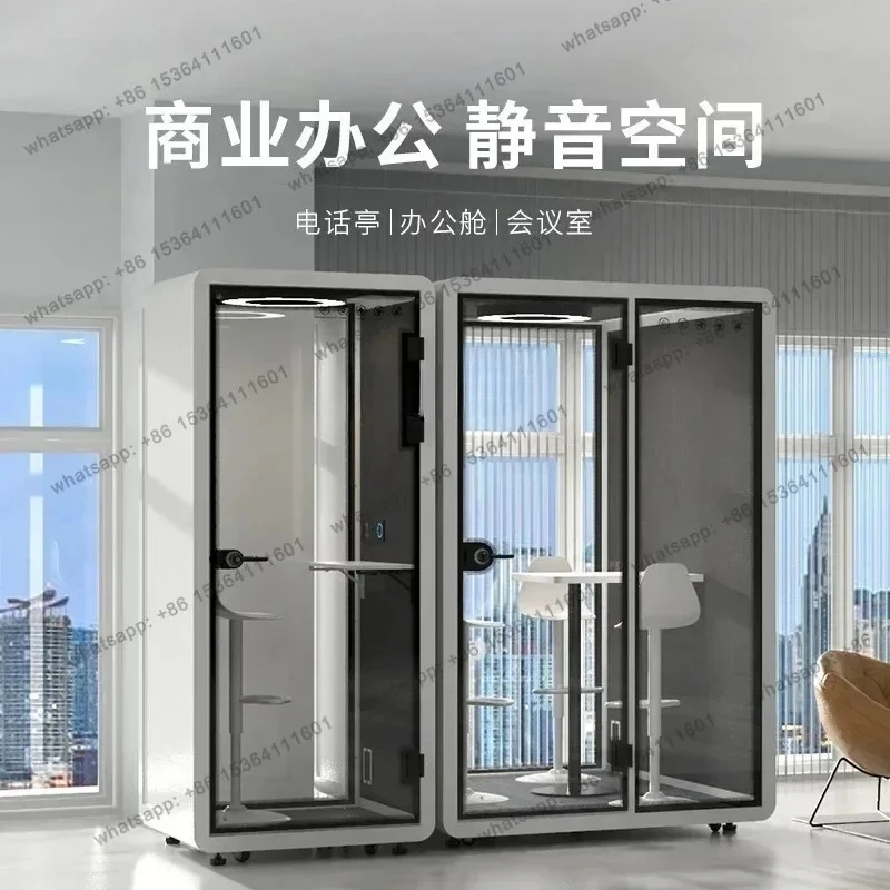 yj9 Mobile soundproof room Silent warehouse Office phone booth Meeting room Recording studio Soundproof silent cabin