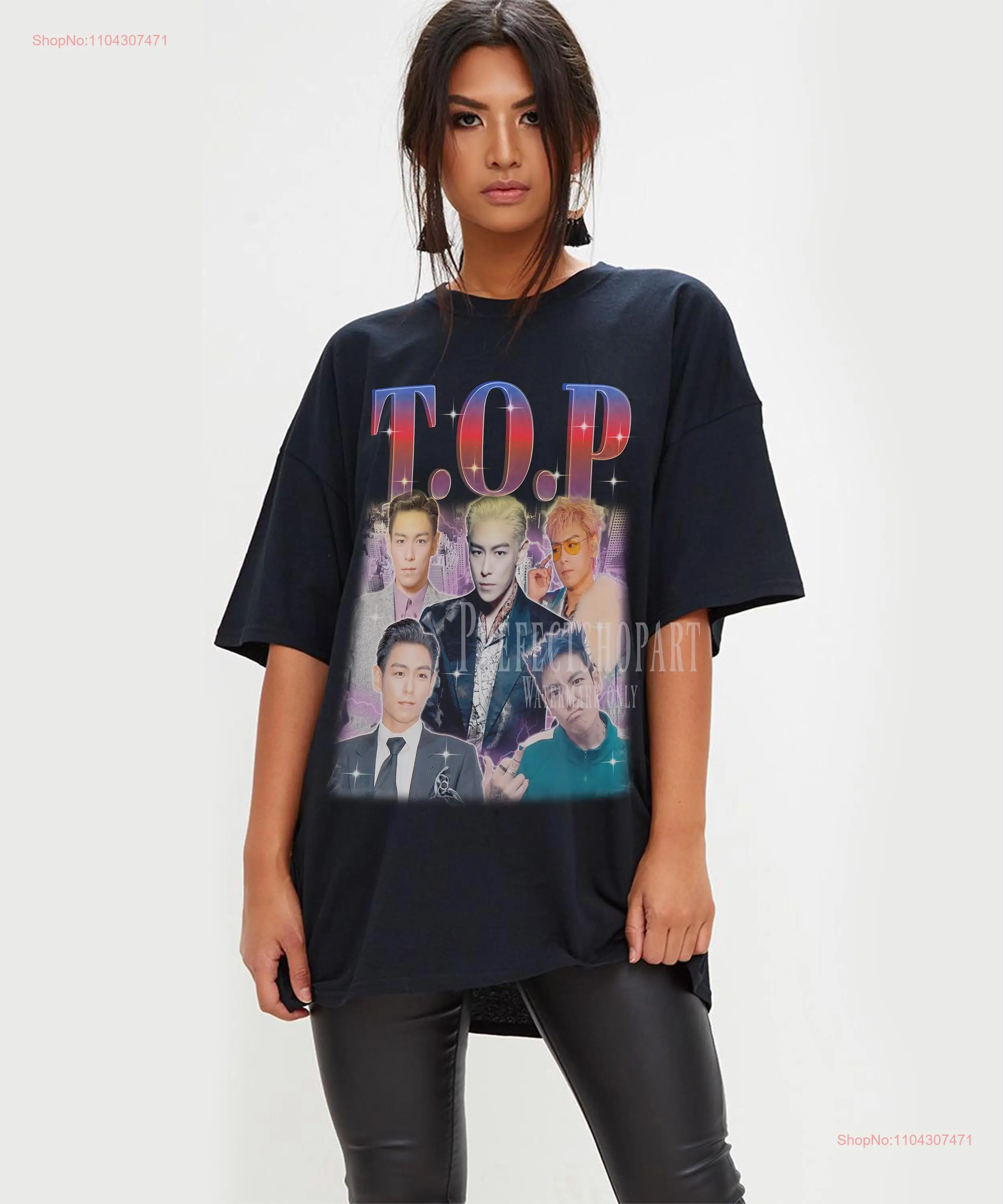 Retro T O P Shirt CHOI SEUNG HYUN Vintage 90s Bootleg long or short sleeves