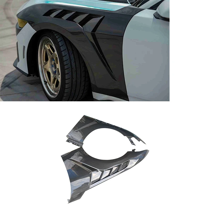 Focus Brand Dry Carbon Fiber Fenders for Mustang GTD Dry Carbon Fiber Side Fender High Quality 2024+