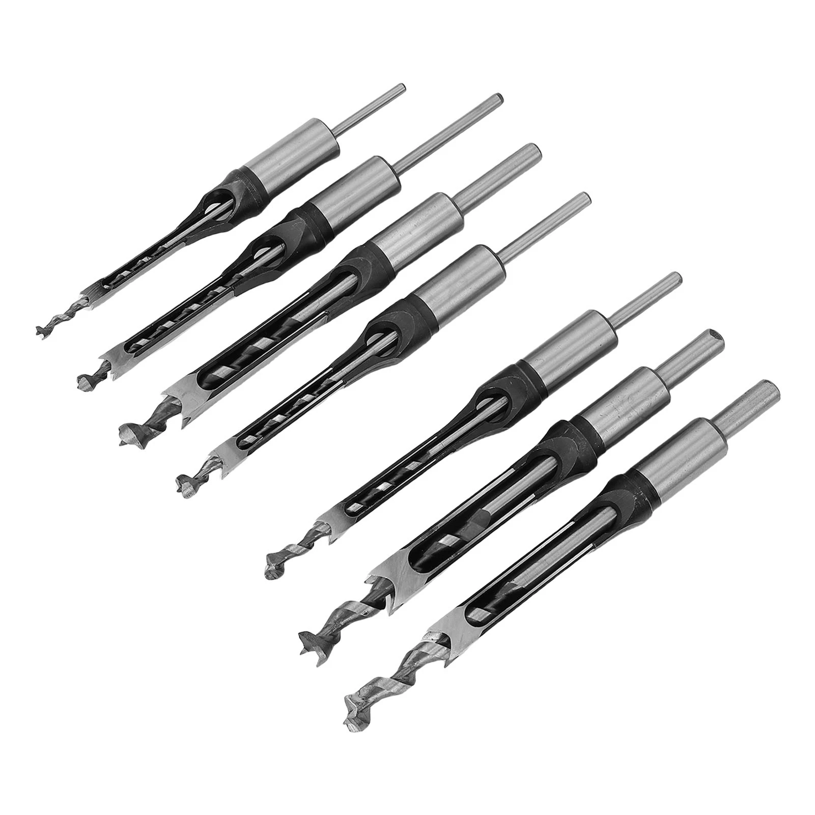 7 قطعة ثقب نقر لقمة ثقب النجارة ثقب المنشار بت مجموعة 1/4 5/16 3/8 7/16 1/2 9/16 5/8 بوصة