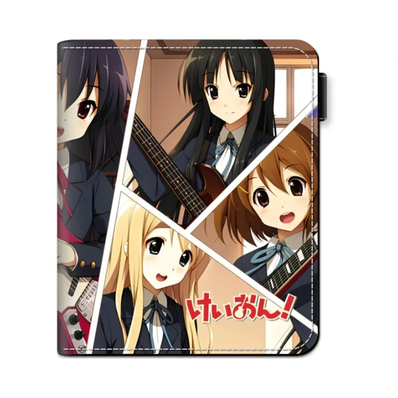 

Аниме K-ON! Hirasawa Yui PU короткий кошелек милый Akiyama Mio Tainaka Ritsu Kotobuki Tsumugi двойной кошелек из синтетической кожи